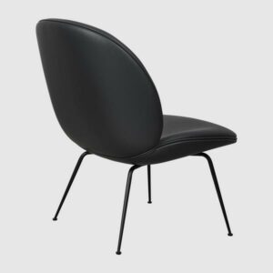 Beetle lounge szék Corrected Black bőr kárpittal Mobili Little Petra fotel Hallingdal 130 textil kárpittal